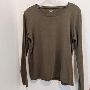 Madewell Whisper Cotton Long Sleeve Crew